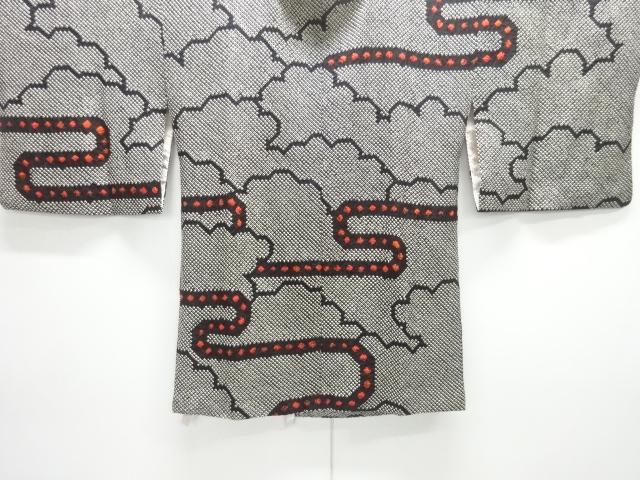 本総絞り雲模様絵羽道行コート
